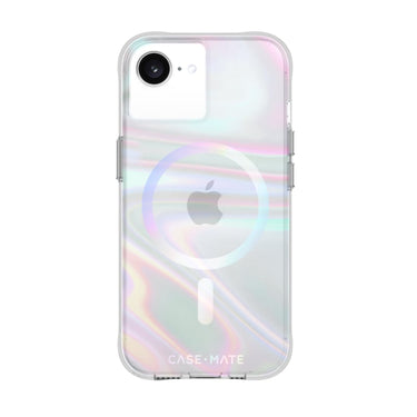 Case-Mate Soap Bubble MagSafe Case for iPhone 16e/15/14/13 - Iridescent
